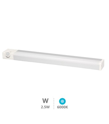 LUZ DE ARMARIO LED GSC CON SENSOR CREPUSCULAR Y MOVIMIENTO 2 5W LUZ BLANCA 6000K 200 LUMEN