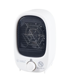 MINI CALEFACTOR VERTICAL GSC KASBA BLANCO - POTENCIA MAXIMA 600W - DISPOSITIVO ANTIVUELCO