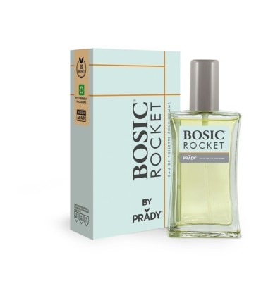 COLONIA HOMBRE BOSIC ROCKET 90 ML PRADY - FRAGANCIA INSPIRADA EN BOSS BOTTLED DE HUGO BOSS