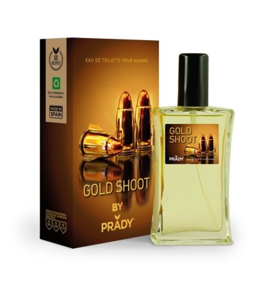 COLONIA HOMBRE GOLD SHOOT 90 ML PRADY - FRAGANCIA INSPIRADA EN AZZARO WANTED