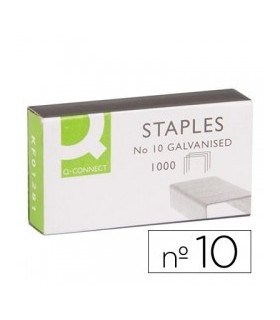 GRAPAS GALVANIZADAS Q-CONNET Nº10 - CAJA 1000 UNIDADES