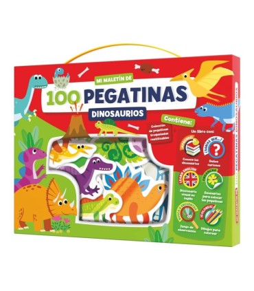 MALETIN 100 PEGATINAS - DINOSAURIOS