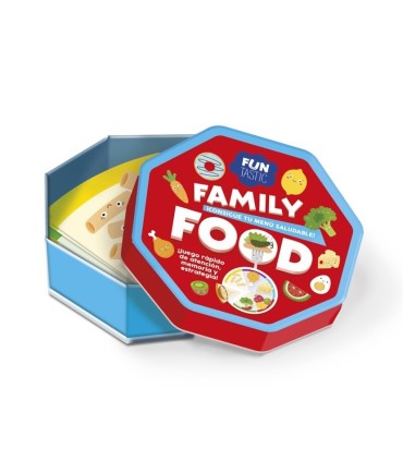 CARTAS FAMILY FOOD FUNTASTIC - CAJA DE METAL