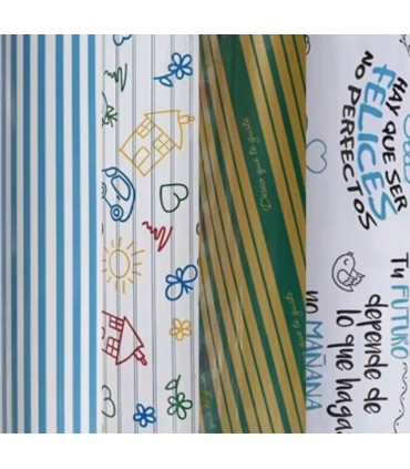 BOBINA PAPEL REGALO 62cm ENVOPAPEL - COLORES SURTIDOS A ELEGIR