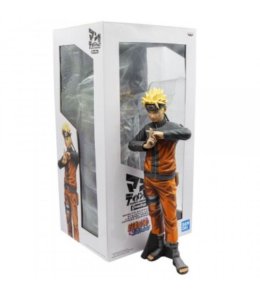 BANPRESTO GRANDISTA NARUTO SHIPPUDEN NARUTO UZUMAKI - FIGURA DE COLECCION - ALTURA 27CM