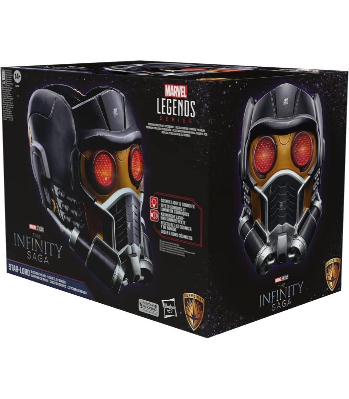 HASBRO MARVEL LEGENDS SERIES INFINITY SAGA REPLICA CASCO ELECTRONICO STARD LORD