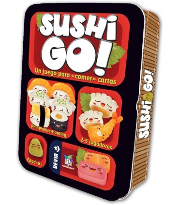SUSHI GO JUEGO DE CARTAS - TEMATICA GASTRONOMIA-ORIENTAL - DE 2 A 5 JUGADORES