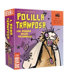 LA POLILLA TRAMPOSA JUEGO DE CARTAS - TEMATICA INSECTOS-HUMOR - DE 3 A 5 JUGADORES