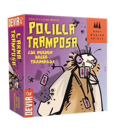 LA POLILLA TRAMPOSA JUEGO DE CARTAS - TEMATICA INSECTOS-HUMOR - DE 3 A 5 JUGADORES
