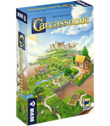 CARCASSONNE JUEGO DE TABLERO - TEMATICA CONSTRUCCION-ESTRATEGIA - DE 2 A 5 JUGADORES