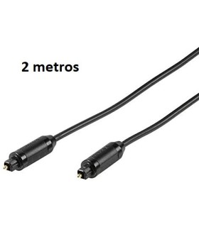 CABLE OPTICO DE AUDIO DIGITAL TOSLINK VIVANCO 46150 - ODT MACHO-ODT MACHO - 2 METROS