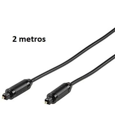 CABLE OPTICO DE AUDIO DIGITAL TOSLINK VIVANCO 46150 - ODT MACHO-ODT MACHO - 2 METROS