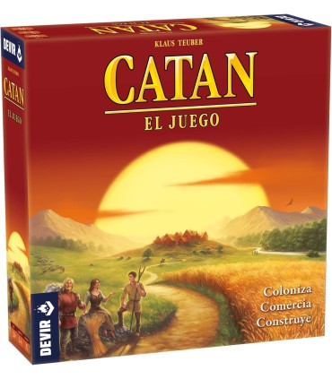 LOS COLONOS DE CATAN JUEGO DE TABLERO - TEMATICA COLONIZAR-COMERCIO - DE 3 A 4 JUGADORES