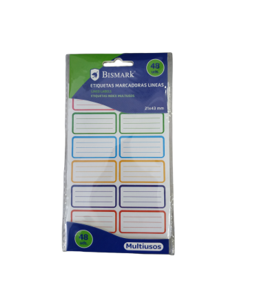 ETIQUETAS BISMARK 21X43mm