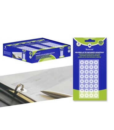 ARANDELAS ADHESIVAS CON REFUERZO BISMARK