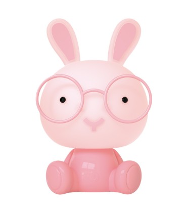 LAMPARA LUZ NOCTURNA - LUZ DE NOCHE LED CONEJITO ROSA GSC 2 5W LUZ DIA - 195x165x305mm