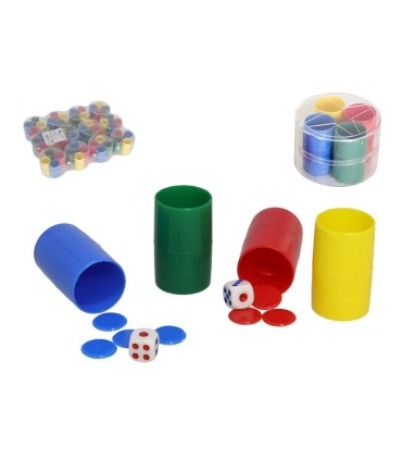 SET PARCHIS 4 JUGADORES PLASTICO