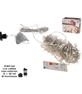 GUIRNALDA 240 LED CAL EXT ADAP FUN 3+12M
