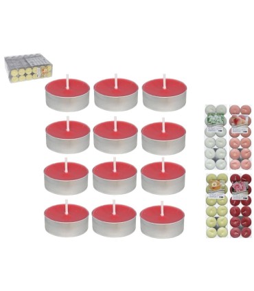 VELAS AROMATIZADAS TE DECORLIFE PACK 12 UNIDADES