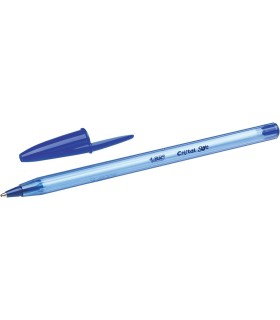 BOLIGRAFO BIC CRISTAL SOFT AZUL - PUNTA REDONDA 1 2mm - TRAZO 0 45mm