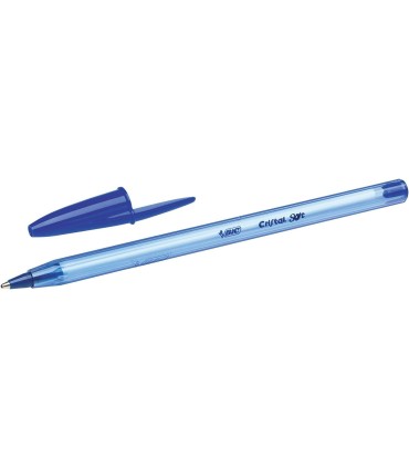 BOLIGRAFO BIC CRISTAL SOFT AZUL - PUNTA REDONDA 1 2mm - TRAZO 0 45mm