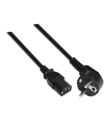CABLE DE ALIMENTACION CPU AISENS A132-0167 NEGRO - SCHUKO MACHO A C13 HEMBRA - 1 5 METROS