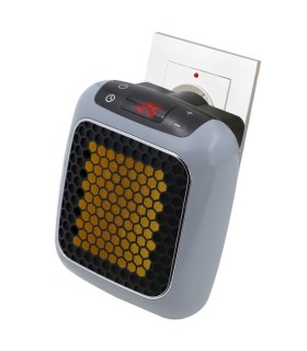 MINI CALEFACTOR DE ENCHUFE PORTATIL THULOS 800W CON MANDO A DISTANCIA
