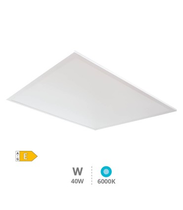 PANEL LED EMPOTRABLE LIBERTINA - MARCO BLANCO - 40W 60x60 LUZ BLANCA 6000K 4200 LUMENES