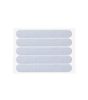 SET 5 FIELTROS ADHESIVOS CUADRADOS 13X91MM - BLANCO