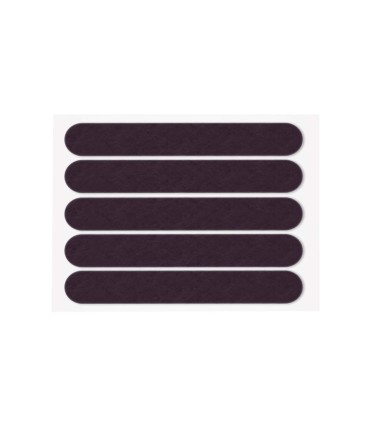 SET 5 FIELTROS ADHESIVOS CUADRADOS 13X91MM - MARRON