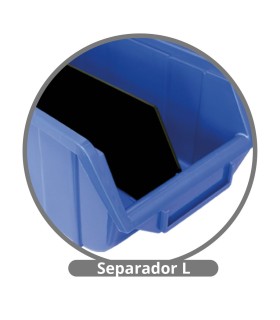 SEPARADOR L PARA GAVETA GSC DE MEDIDA: 250X165X125 MM