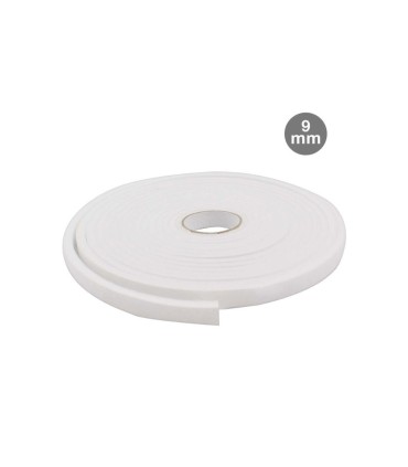 BURLETE ADHESIVO DE ESPUMA GSC EVOLUTION 9MM - 10M BLANCO