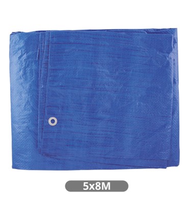 TOLDO AZUL DE POLIETILENO GSC DIMENSIONES: 5 X 8M