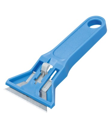 RASQUETA DE PLASTICO GSC EVOLUTION CON CUCHILLA DE ACERO + 2 RECAMBIOS