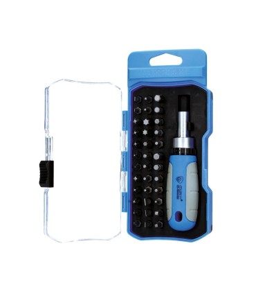 SET 37 PIEZAS DESTORNILLADORES DE PRECISION CON CARRACA GSC EVOLUTION