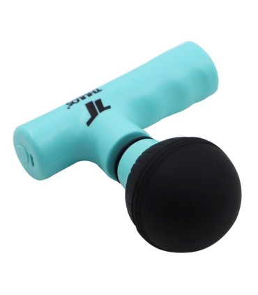 MASAJEADOR MANUAL PORTATIL AZUL TURQUESA THULOS - 3 VELOCIDADES