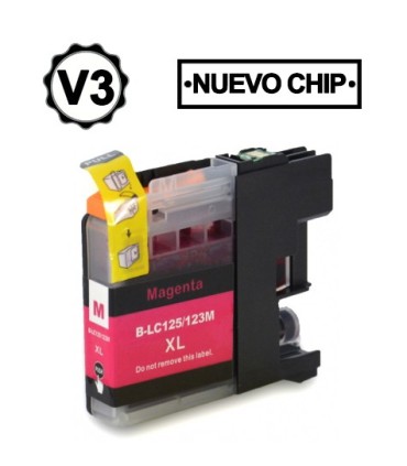 CARTUCHO BM BROTHER COMPATIBLE LC125XL MAGENTA LC125XLM 16,6ML 