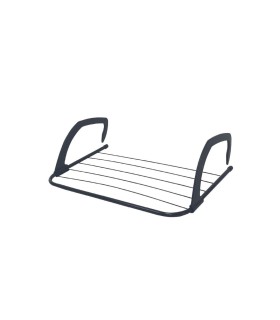 TENDEDERO PLEGABLE BALCON-RADIADOR PIPALI NEGRO 50x30x15,5cm GSC EVOLUTION