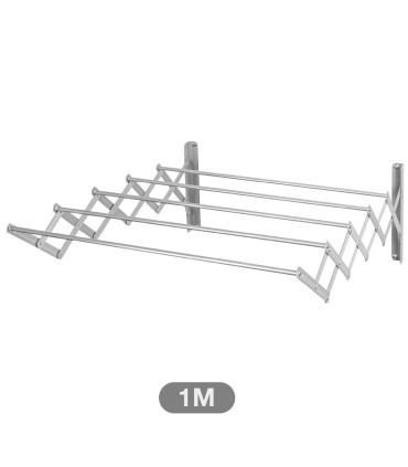 TENDEDERO EXTENSIBLE PARED BISALLA GSC 120cm CON 5 BARRAS DE TENDIDO
