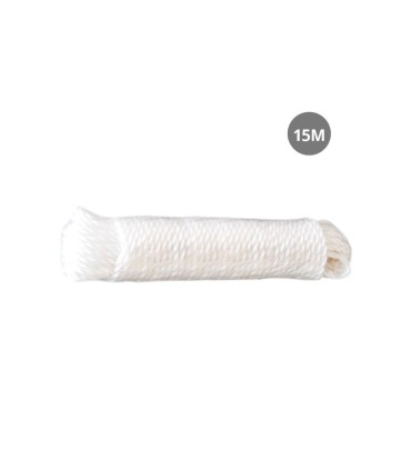 CUERDA DE TENDER CABLEADA 15M GSC EVOLUTION   COLOR BLANCA