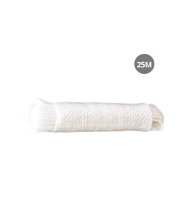CUERDA DE TENDER CABLEADA 25M GSC EVOLUTION   COLOR BLANCA