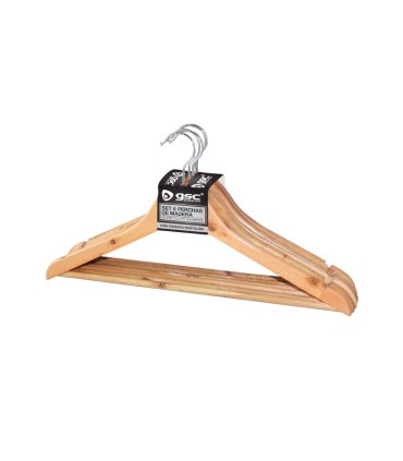 SET DE 6 PERCHAS MADERA GSC EVOLUTION