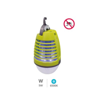 LAMPARA MATAMOSQUITOS CONEXION USB 5W RECARGABLE GSC EVOLUTION