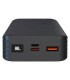 POWERBANK XO PR144 20 000mAh NEGRA - 1xUSB-A,1xUSB-C - CARGA RAPIDA - PANTALLA LCD