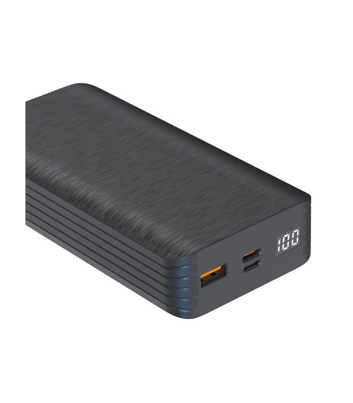 POWERBANK XO PR144 20 000mAh NEGRA - 1xUSB-A,1xUSB-C - CARGA RAPIDA - PANTALLA LCD
