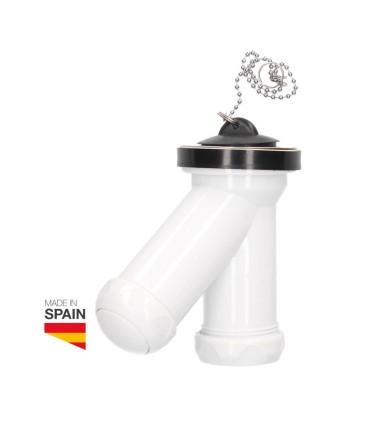 SIFON “Y” COMPACTO VÁLVULA LAVABO BIDET SALIDA Ø40MM Y JUNTA CÓNICA REDUCTORA Ø32MM GSC