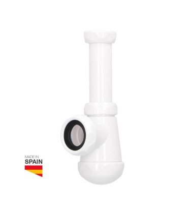 SIFÓN BOTELLA CORTO EXTENSIBLE SALIDA Ø40MM REDUCTORA Ø32MM RACOR Ø1" ¼ GSC EVOLUTION