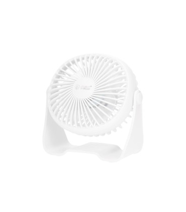 MINI VENTILADOR SOBREMESA CON USB ALUA Ø15cm 3W COLOR BLANCO GSC  EVOLUTION