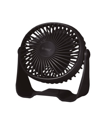 MINI VENTILADOR SOBREMESA CON USB ALUA Ø15cm 3W COLOR NEGRO GSC EVOLUTION