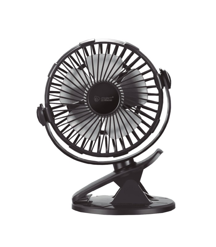 MINI VENTILADOR USB TIPO CLIP FUNE 3W NEGRO GSC EVOLUTION